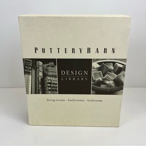Hard Cover Pottery Barn Library Bed Bath Living Design Three Book Collection Set